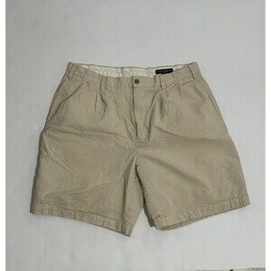 Daniel Cremieux Collection Men’s Size 36 Beige Seersucker Cotton Shorts
